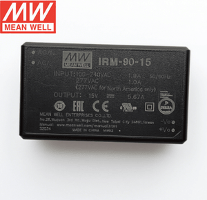 Meanwell Single Output Industrial Irm-90-15 Power Supply No Load Power Consumption High Reliability