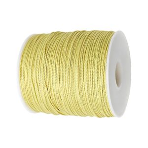 Heavy-Duty Yellow Aramid Rope - Customized 8/12 Braided 2mm-30mm Sizes