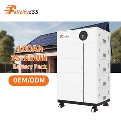 Felicityess 25.6kwh Stackable Lithium Ion Battery for Comprehensive Solar Energy Storage and Backup Power Solutions