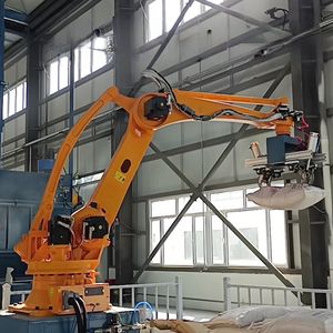 Benson-Jointed Depalletizing and Feeding Robot for 45kg Large-Bag Inorganic Fertilizer