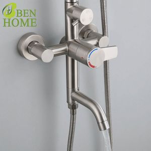 304 Stainless Steel Shower Set with Heater with Thermostatic Shower Set Unique Shower Set