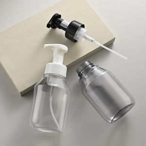OEM Cosmetic Packaging Pet 350ml Hair Care Foam Bottle/Shaving Foam Bottle