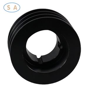 OEM Cast Iron Machinery Parts Groove Belt Sheave Pulley with Taper Bushing