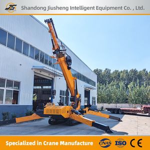Self-Propelled Hoisting Cranes 10ton Crawler Spider Crane Wireless Remote Control Spider Crane