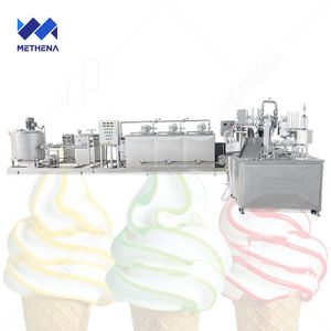 Mini Commercial Cow Milk Ice Cream Automatic Custom Cup Fill and Seal Making Machine