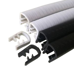 Windproof Soundproof Extrusion PVC Car Door Rubber Seal Strip Edge Trim Seal
