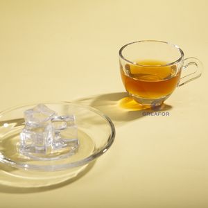 Modern Style Transparent Glass Cup Set for Business Occasions