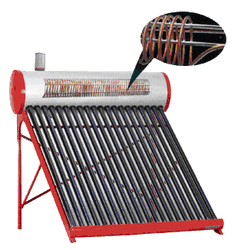 Pre-Heated Vacuum Tube High Pressure Solar Water Heater with Copper Coil (CPH-58)