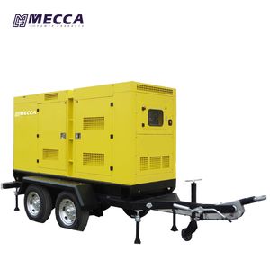 250kVA Portable Mobile Trailer Diesel Generator Set with Cummins/Doosan/Deutz/FAW Engine